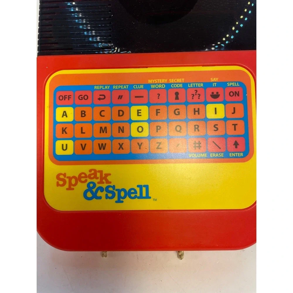 Vintage 1980's Speak & Spell Electronic Learning Game Basic Fun Item# 09624